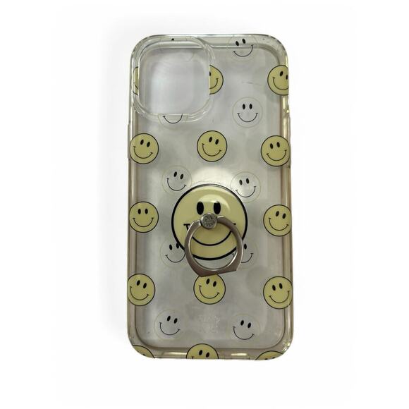Velvet Caviar Smiley Clear Case With Phone Ring IPhone Pro Max 14 - Picture 1 of 5